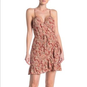 NWT Free People All of My Love Printed Wrap Dress